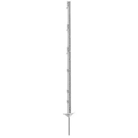 Ako Products Expert Kunststoffstange weiß 125 cm 5 Stück Doppelsockel