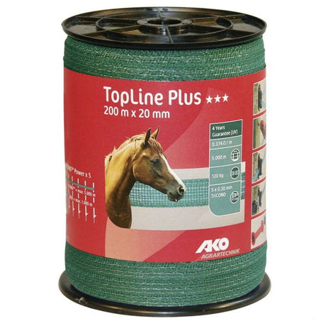 Ako Produkte Topline Plus Abschreckungsband grün 2 cm 200 m