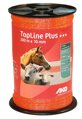Ako Produkte Topline Plus Orange Sicherheitsband 1cm 200m