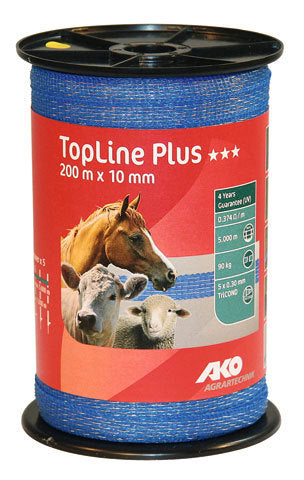 Ako Produkte Topline Plus Schreckensband blau 1 cm 200 m