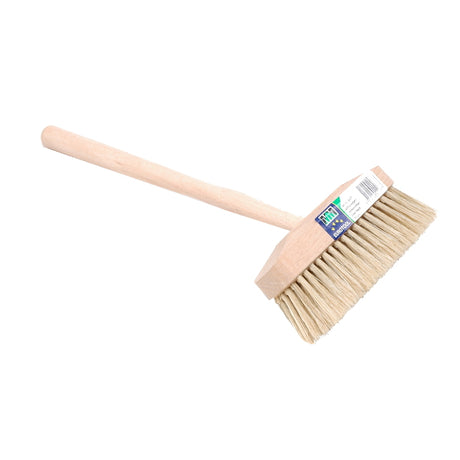 Mm eurotool weiße Zahnbürste 15 cm Borstenholzgriff 25 cm