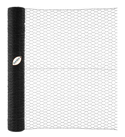 Giardino-Produkte Mesh-Sechseck schwarz 13 1 0 0 50m x 5m