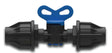 Produkte Steckhahn PP 16 mm Schloss 4 bar schwarz blau V Bewässerungsschlauch