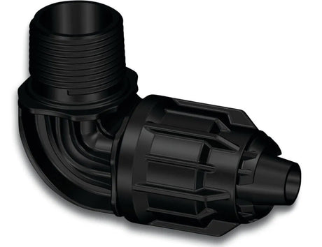 Produkte Knie 90 PP 16 mm Q J Regen DR 6 Bar schwarz V Bewässerungsschlauch
