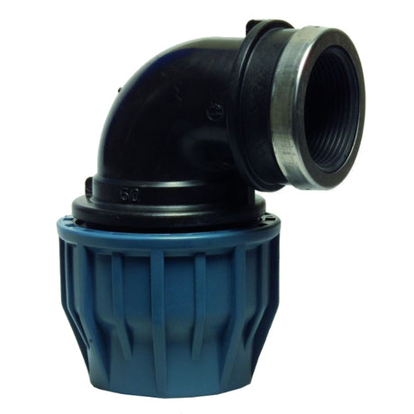 Produkte Knie PE 90 plus Innengewinde 32 mm x 1 1 4