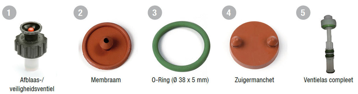 Gloria 1072454 – Viton-Umrüstsatz für Prima 3–5 Primex Comfort5 | 1 Stk