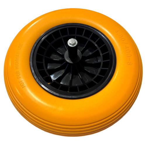 MM-Produkte lecken nie wieder. PU-Rad 4 00 x 8 Achse 20 cm