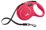 Flexi Products Retractable Line New Classic Reifen rot m 5 Meter bis 25 kg