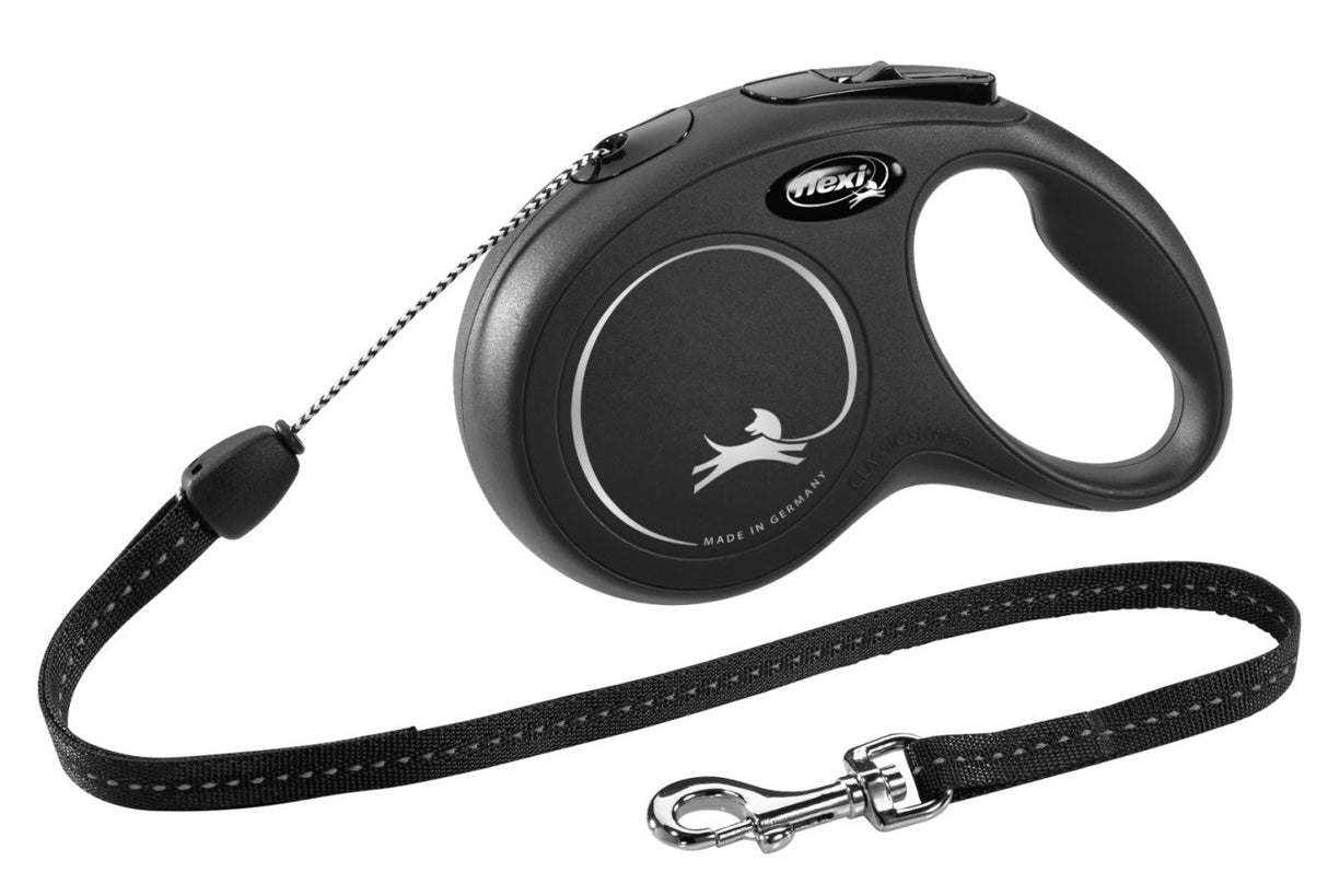 Flexi Products Retractable Line New Classic Cord Schwarz S 8 Meter bis 12 kg