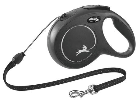 Flexi Products Retractable Line New Classic Cord Schwarz m 8 Meter bis 20 kg