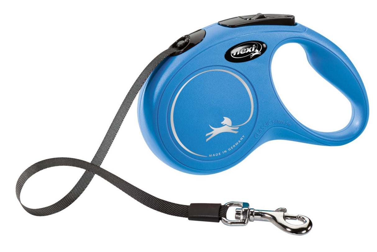 Flexi Products Retractable Line New Classic Reifen, blau, 5 Meter bis 15 kg