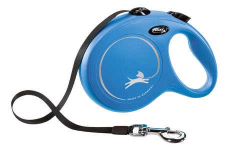 Flexi-Produkte, einziehbare Linie, neuer klassischer Reifen, blau, 8 Meter, bis zu 50 kg
