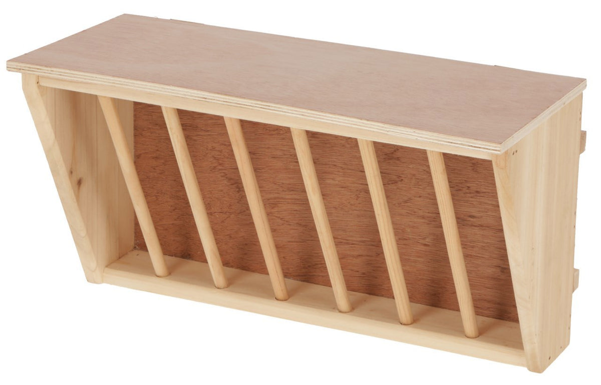 Kerbl Produkte Heuraufe mit Sitzbrett 37 x 17 x 20 cm