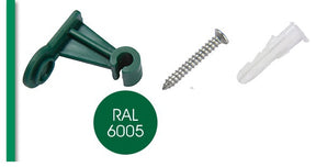 Giardino Produkte Abstandshalter Beutel 4 Stück Ral6005 grün für Drahtpaneel