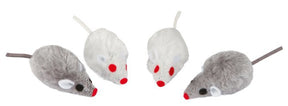 Produkte Maus grau weiß 5cm 4 Stück