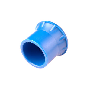 Produkte Spannbügelkappe aus blauem Edelstahl