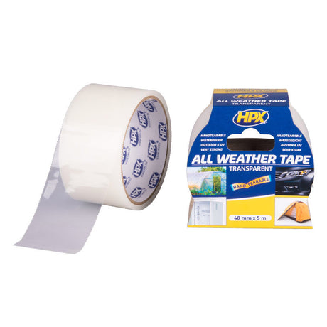 Hpx Allwetterband | transparent | 48 mm x 5 m – at4805 – at4805