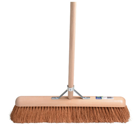 Mm eurotool producten kamer zaalveger fsc 30cm hout cocos mm met steel 150cm