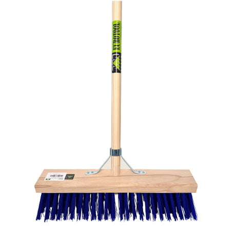 Mm Eurotool Stallbesen PVC blau 45cm FSC-Stiel 150cm Stockhalter