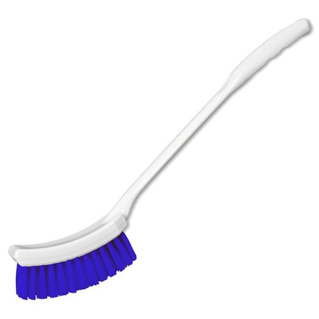 Falconbrush Products Hygiene-Handbürste mit langem Griff, 40 cm, blau