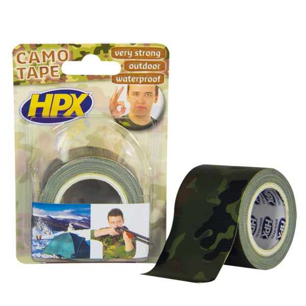 Hpx Products Klebeband-Reparaturband, Tarnung, 48 mm x 5 m, Blisterpackung