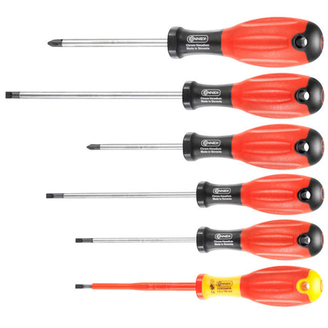 Connex Products Flachkreuzschraubendreher-Set 6-teilig