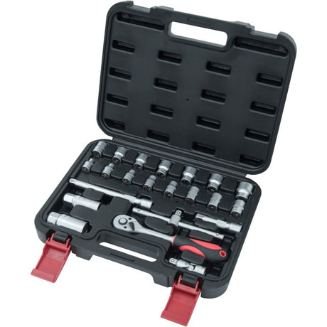 Connex Products Steckschlüsselsatz Profi 3 8 22-teilig