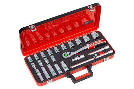 Connex Products Steckschlüsselsatz Profi 1 2 24-teilig