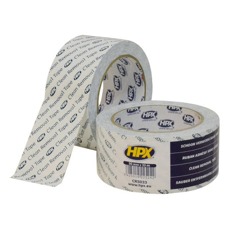HPX Clean abnehmbares PVC-Klebeband | 50 mm x 33 m – cr5033 – cr5033