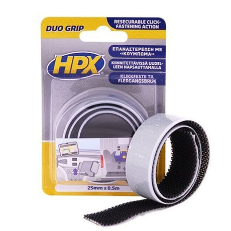 HPX-Produkte Duo-Grip-Klickband, 25 mm x 0,5 m