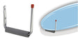 Connex Products Werkzeughaken mit Surfbrett