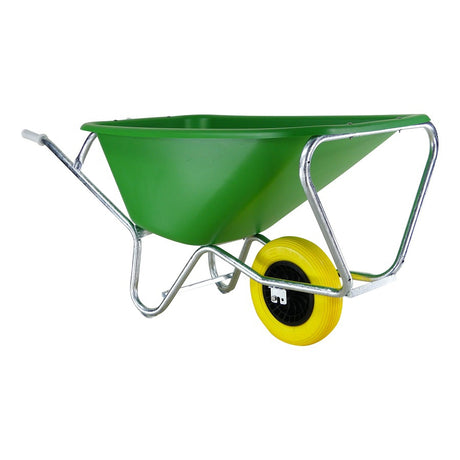 Fort Products Schubkarre F S 165l grüner HDPE-Behälter plus nie mehr Leck