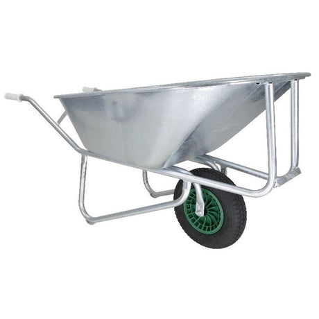 Fort Products Schubkarre 230l Stahlbehälter verzinkter Boden
