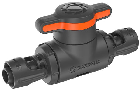 Gardena Micro-Drip-System Absperr- und Regulierventil 13 mm (1 2 ) (grauorange)
