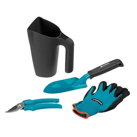 Gardena-Produkte Starter-Set mit kleinen Werkzeugen und Krug
