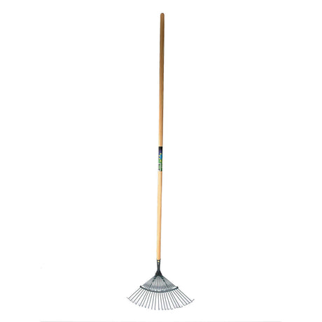 Mm eurotool producten gazonhark mm 22tds ronde tand met steel 150cm