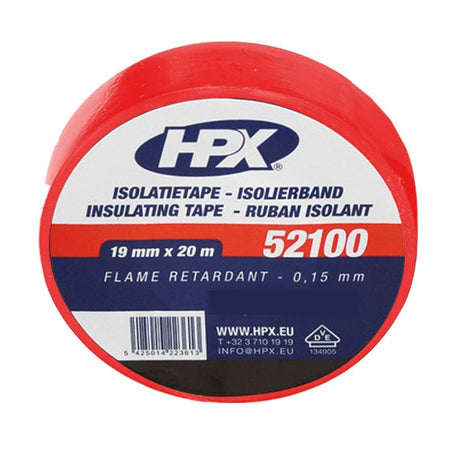 Hpx Products Isolierband 52100 VDE 19 mm 20 m rot