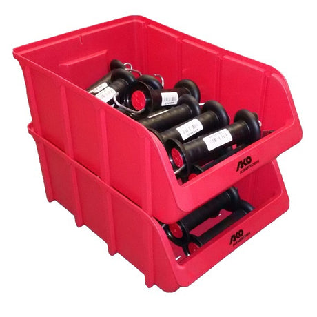 Ako Products Kunststoff-Stapelbox rot 48x30 5x18 5cm