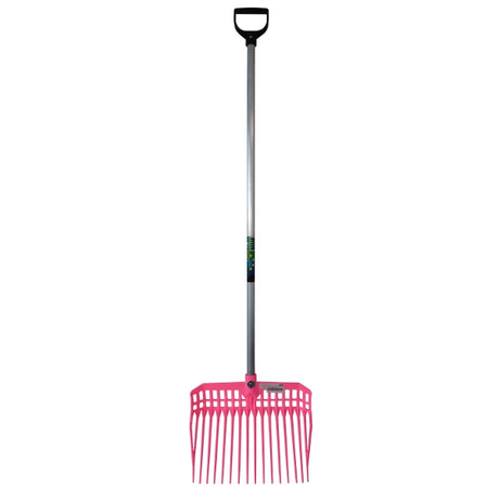 Mm eurotool producten vijgenvork kunststof mm roze met aluminium d steel