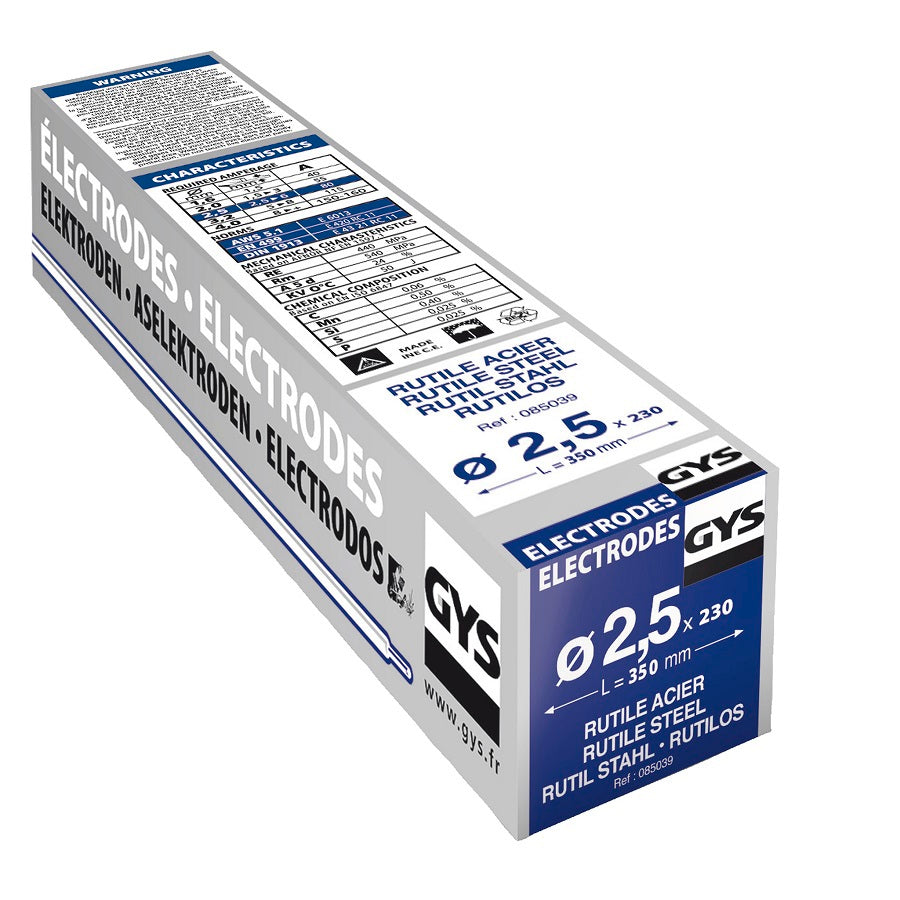 Gys-Elektroden Stahl o2,5 mm (x230) - 5193085039 5193085039