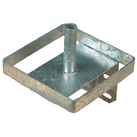 Produkte Lecksteinhalter quadratisch verzinkt