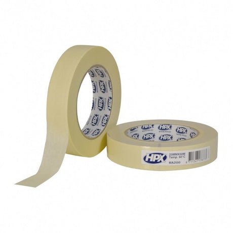 Hpx Products Abdeckband Abdeckband 100 c cremeweiß 50 mm x 50 m
