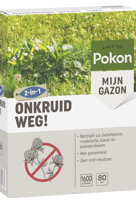 Pokon-Produkte entkrauten 80 m2 1600 gr