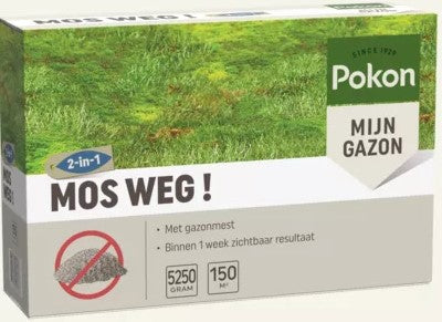 Pokon-Produkte vermoosen 5 bis 25 kg für 150 m²