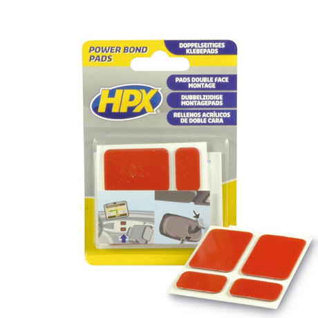 Hpx Produkte doppelseitiges Acrylband HSA Powerbond Pads Anthrazit 4 Stk