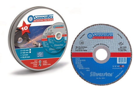 Produkte Trennscheibe dünnes Metall 125x1x22mm 10 Stück