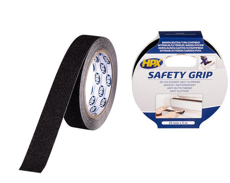 Hpx Products Anti-Rutsch-Klebeband schwarz 50 mm x 5 m