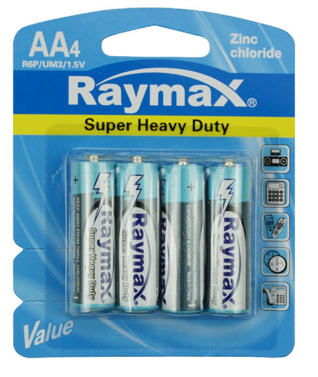 Raymax-Produkte Batterie Penlite R6P Zink AA 1 5V a 4St