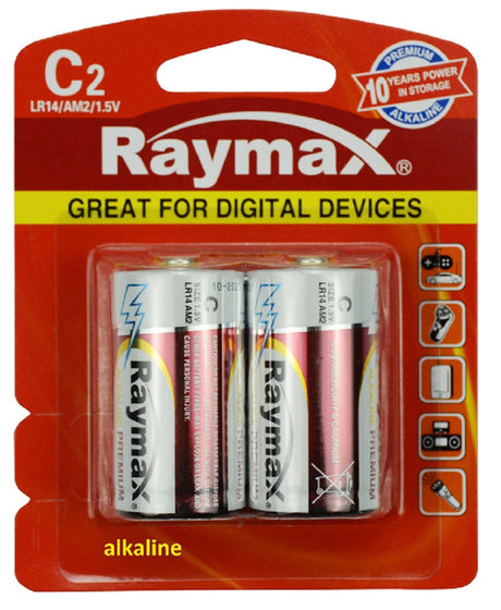Raymax-Produkte Batterie Alkaline LR14 C 1 5V x2 Stk