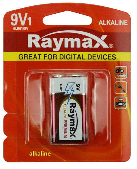 Raymax-Produkte Batterie Alkali 6lr61 e 9v x1st